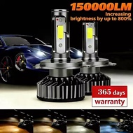2PCS High quality 110W 12000LM CSP Car Headlight LED H4 H7 H11 Canbus Bulbs