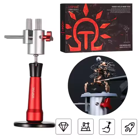 DSPIAE AT-HV Craft Tools Directional Table-top Vise for Modeler Bench Vise Universal Power Tool Part