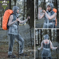 Raincoat RAINCOAT CO-TREK BREVARD Clear Transparent MOTORCYCLE OUTDOOR HIKING