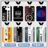 Scp foundation archives work card label card setKKg5fB6G2my20250820