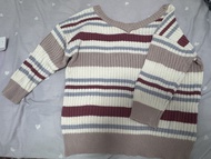 日本東京牌子Mouth Valley 條紋針織毛衣 dazzlin resexxy snidel