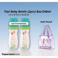 🔥READY STOCK🔥TUPPERWARE BABY BOTTLE Tiwi Baby Bottle 8oz/Botol Susu Budak/Multiflow Teat (1) / Single Flow Teat (2)