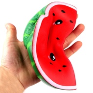 Squishy Watermelon Fidget Toys Cute Smiley Watermelon Cream Squeeze Toy Slow Rising Decompression To