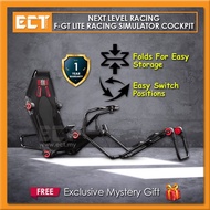 Next Level Racing F-GT Lite Racing Cockpit NLR-S015 - Formula And GT Foldable Simulator Cockpit