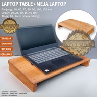 KAYU Minimalist portable Wooden laptop Desk laptop stand Wooden notebook holder 6