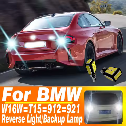 2pcs W16W T15 921 LED Canbus Reverse Light Bulb Lamp For BMW F12 F13 F06 E65 E66 E67 F01 F02 F03 F04