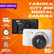 YASHICA City 200 Digital Camera 5K Video 72MP WiFi 10X Optical Zoom WiFi Type C Compact Vlog Camera