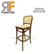 Bar Chair / Rattan Bar Chair / Teakwood Bar Chair / RF FURNITURE ST-TEAK WOOD RATTAN BAR CHAIR-4