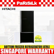 Hitachi R-B570P7MS Bottom Freezer Inverter Refrigerator (470L)