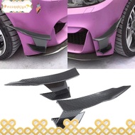 Universal Carbon Fiber Look Car Front Bumper Lip Splitter Fins Body Canards Diffuser Spoiler for -BMW ncsqqkjyx
