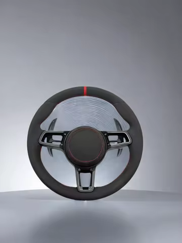 New Upgrade Leather Steering Wheel for Porsche Cayenne Boxster Panamera Cayman 911 991 970 997 718 S