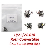 5Packs 20Pcs 1St Mesh Base Roth 018 Upper Double Lower Double U2L2 Buccal Tube