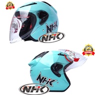 Helm NHK Original Biru Tosca SNI.DOT INTERNASIONAL ORIGINAL NHK R6 OFFICIAL NHK ORIGINAL HELM CEWEK 