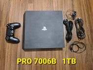 Playstation 4(Ps4) pro รุ่น 7006B  ความจุ 1 TB งานกล่อง FW 9.60  1 จอยไร้สาย Generation 2 พร้อมสายพ่วงต่อต่างๆ 3 อย่างครบ เป็นสินค้ามือสองสภาพสวยใช้งานได้ตามปกติได้ไปพร้อมเล่นขายชุดละ 5990 บาท