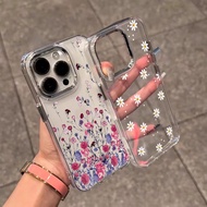 Case For Googel PIXEL 10 9 PRO XL 9A 8A PIXEL8 PIXEL9A PIXEL9 Phone Casing Clear Flower Floral Silic