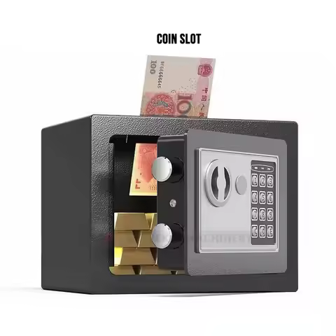 Safe Box Mechanical Safe Household Mini All-steel Office Safe Deposit Box with Mechanical Password