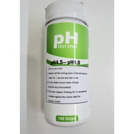 pH Test Strip pH 4.5-pH9.0 For Aquarium Use 100 Strips
