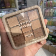 eyeshadow palette eyeshadow Novo NOVO Spring Nine-Color Eyeshadow Palette Earth Color Matte High Glo