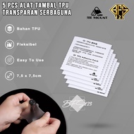 TENDA ISE Mount 5 Pcs Repair Patch Gear TPU 7.5 x 7.5 cm Flysheet Tent Patch Tool Air Mattress Swimm