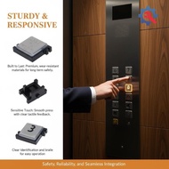 [AT] Elevator Lift Button with Braille Numeral Direction Keys Replacement Part Fits 3600 5500 Elevat