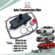 AUTO TRANSMISSION FILTER SET HONDA CITY T9A JAZZ T5A CIVIC TEA HRV CVT 25420-5T0-003 & 25450-P4V-013
