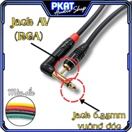 6mm cable Curved to AV in many colors