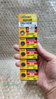 Vỉ 5 viên pin đồng hồ SR616SW Maxell PRO 1.55V SR616 / 616 / 321 Made in Japan