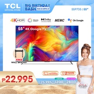 TCL 55 inch 4K Google Smart TV -  55P735 (Hands-Free Voice Control, Dolby Vision &amp; Audio, Camera-ready, Google Assistance - Netflix, YouTube)