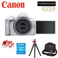 Canon EOS R50 Mirrorless Camera (White)