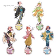 WY1 Anime The Quintessential Quintuplets Acrylic Stand Plate Desk Decor Fans Collection