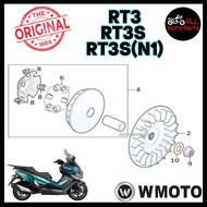 *PRE-ORDER* [100% ORI] RT3 RT3S RT3S(N1) FRONT PULLEY CVT SET WITH FAN PULLEY PIN DRIVE FACE DEPAN P