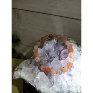 Bsn 120 Natural Arusha sunstone crystal bracelet