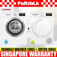 (Bundle) Bosch WAU28PH0SG Series 6 Washing Machine (9kg) + WTH83028SG Series 4 Heat Pump Dryer (8kg)