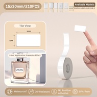 NIIMBOT D11/D110/D101 Various patterns colorful cartoon thermal label paper white transparent sticke