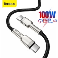 Cáp USB C đến USB Type C Baseus 100W cho Samsung Galaxy S20 Cáp sạc nhanh 5A PD QC3.0 cho Huawei P40