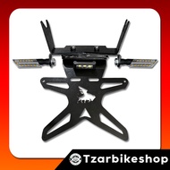 ท้ายสั้นแม่เหล็ก เฉพาะรุ่น CB650R / CBR650R 2021-2023 แบรนด์ BuffaloWings พับเก็บได้ พร้อมไฟเลี้ยวแต