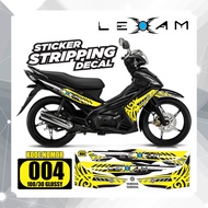 [COD] striping variasi yamaha lexam/sticker decal yamaha lexam/stiker lis polet lexam