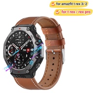 amazfit t rex 3 strap leather strap sports Wristband amazfit t-rex 2 strap amazfit t rex Pro strap t