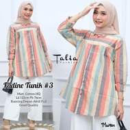 KATUN RATI - FADIN JUMBO STRIPED COTTON TUNIC LD 120 Comfortable, Trendy Women's Top By Mumufashion 