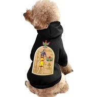 Egyptian God Anubis One Piece Dog Costume Pet Suit Clothes with Hat Pet Accessories for Puppy and Ca