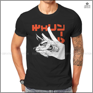 [Nchu] เสื้อยืด Fuchs Teufel Für Mänliche Kettensäge Mann Anime Kleidung Stil โพลีเอสเตอร์ Hemd Weic