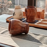 Wood Mortar and Pestle Garlic Press Ginger Crusher Spices Grinding Set for Grinding Crushing Herbs L