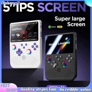 H5 Handheld Retro Game Console 128GB 5 Inch Screen Portable Video Game Console Dual RGB Joystick 34 