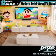 𝐁𝐌𝐙𝐀𝐑 TV Cabinet 3FT/4FT/5FT/6FT Wooden TV Console/Media Storage/Almari TV Nordic Modern Almari Rack