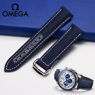 Ready Stock Fast Shipping = Omega Omega Strap Nylon Canvas Omega Speedmaster Space Snoopy 310 Original Wristwatch Accessories