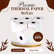 THERMAL PAPER CASH RECEIPT PAPER ROLL 80X50 THERMAL POS RECEIPT PRINTER 80MM 80X50MM 80x50MM 79 / 80