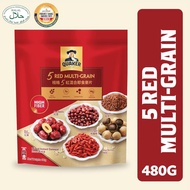 Quaker Five Red Multigrain (480g) 桂格五（5）红混合即食燕麦片 (480g) / Quaker 5 Bijirin Merah 480g