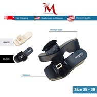 35-39 | Kasut Tumit Tinggi Raya Budak Perempuan | Girls High Heels Viral Ribbon Diamond Shoes Sandal
