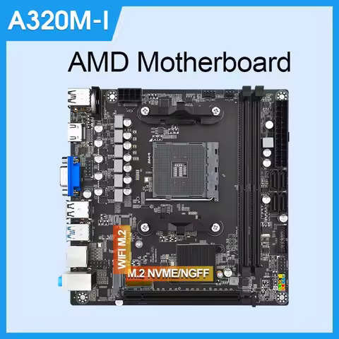 A320 mini itx 170mm*170mm AMD Motherboard Supports AM4 CPU Dual-channel DDR4 Memory AM4 Mainboard WI