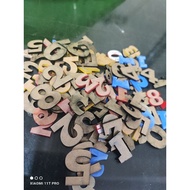Number pieces for wall clock (1-12)